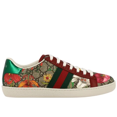 prezzo snakers metalicche gucci|sneaker donna gucci.